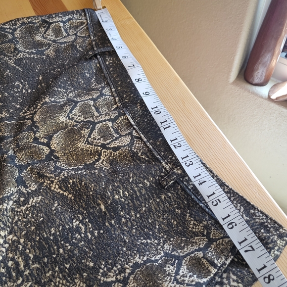 Metallic Gold Snakeskin Trousers - Picture 12 of 14